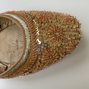 Gold Sequin Shoes